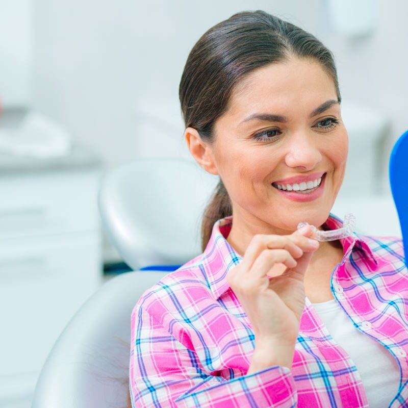 Woman Happy After Dental Emergency in San Juan Capistrano, California